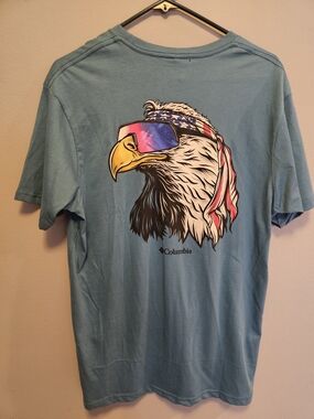Columbia American Eagle Men’s Short Sleeve Tee in Sage Green